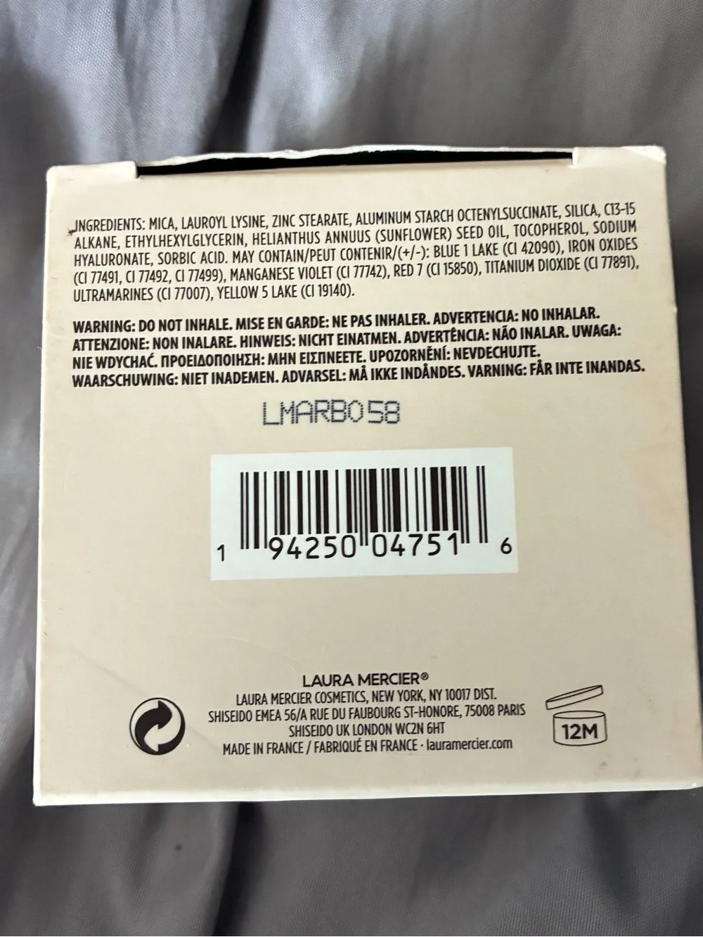 Laura Mercier Ultra-Blur Translucent Loose Setting Powder 0.7 oz New Sealed